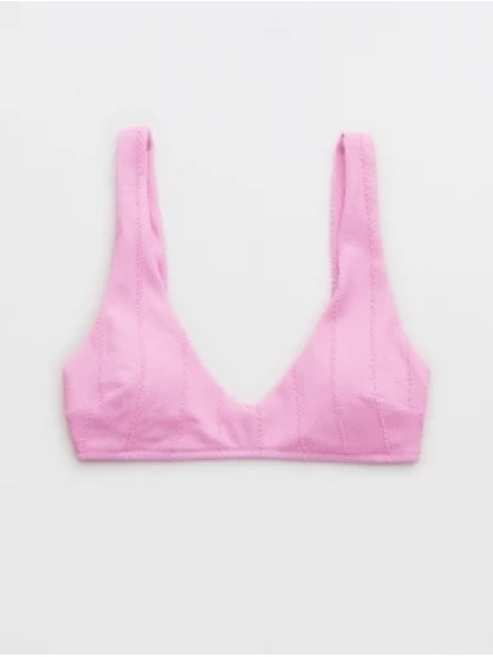 aerie Other - aerie Pink Scoop Bikini Top and High Waisted Bottom